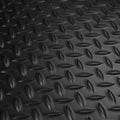 Diamond Plate Anti-Fatigue Mat, 3 x 2 ft, 15/16" Thick, Safety Border