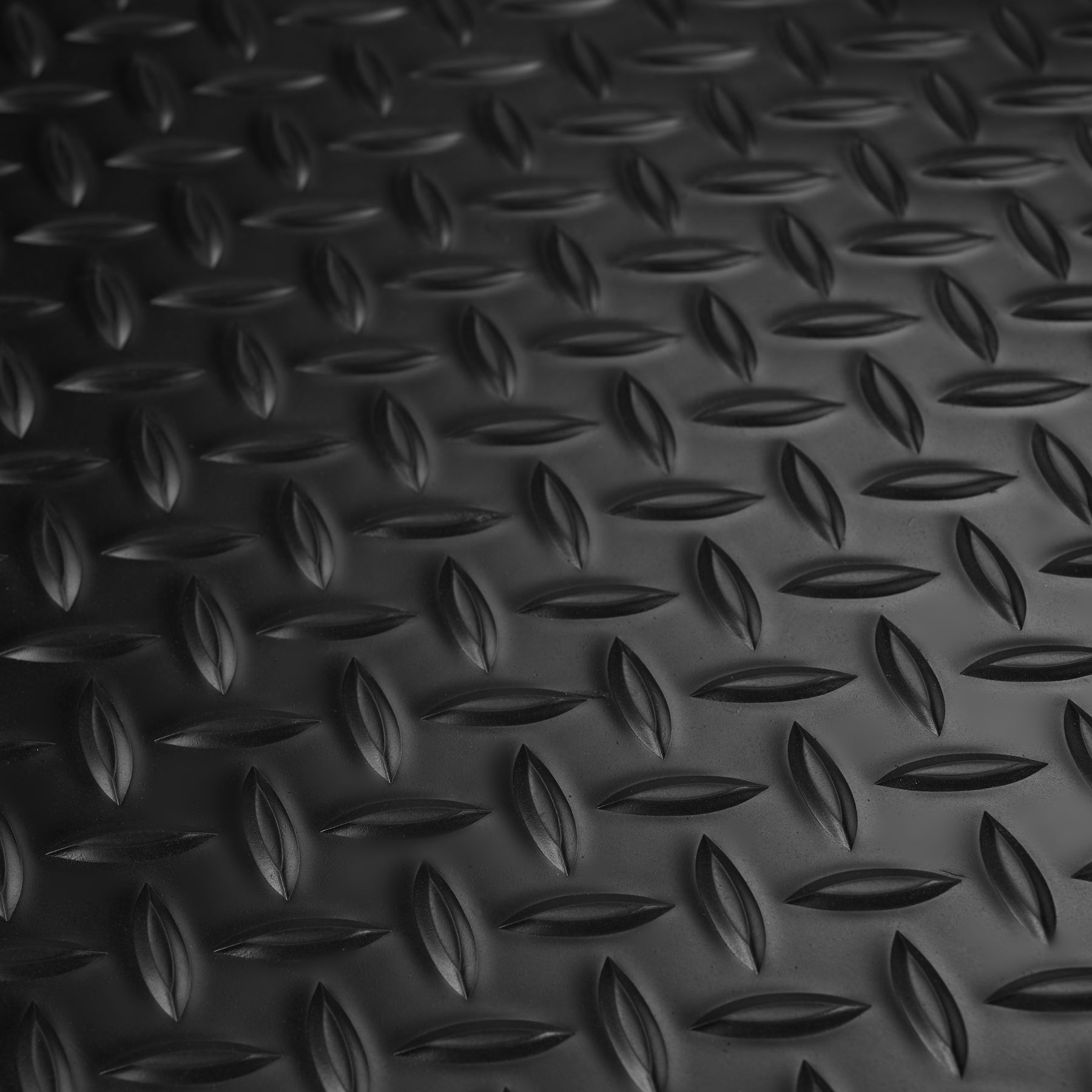 Diamond Plate Anti-Fatigue Mat, 3 x 2 ft, 15/16" Thick, Safety Border