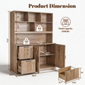 Two-Drawer Bookcase, Ivory