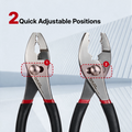 Slip-Joint Pliers w/ Wire Cutter, 6" Length, Comfort Grip