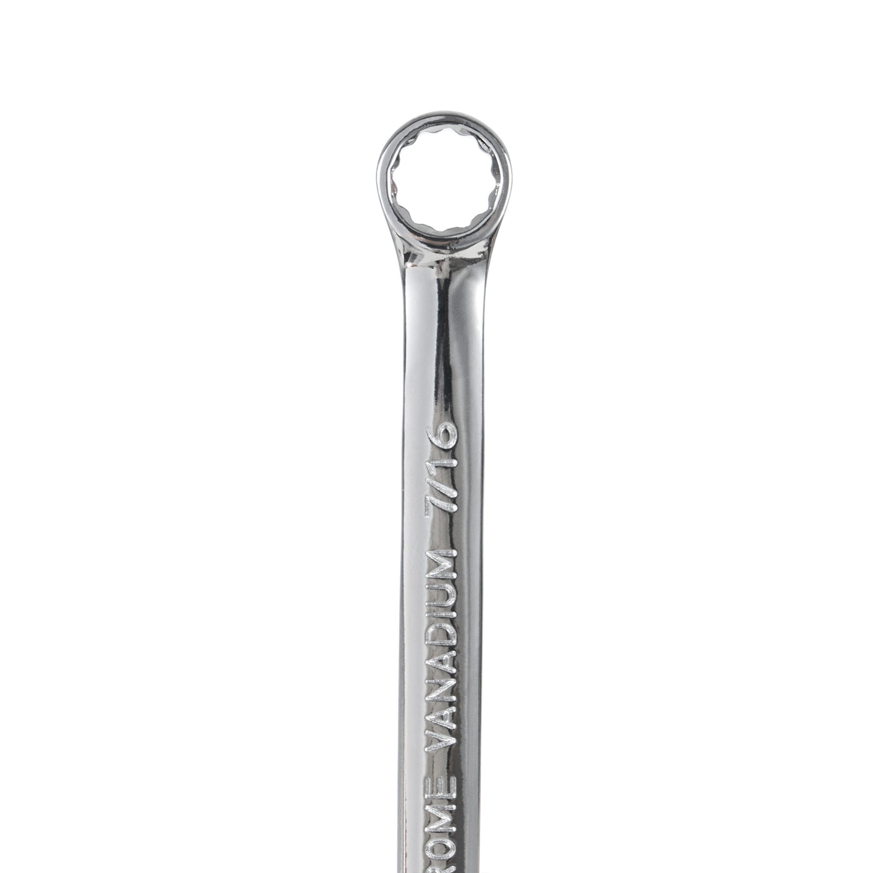 7/16" Combination Wrench, 12-Point Box End & Hex Opening