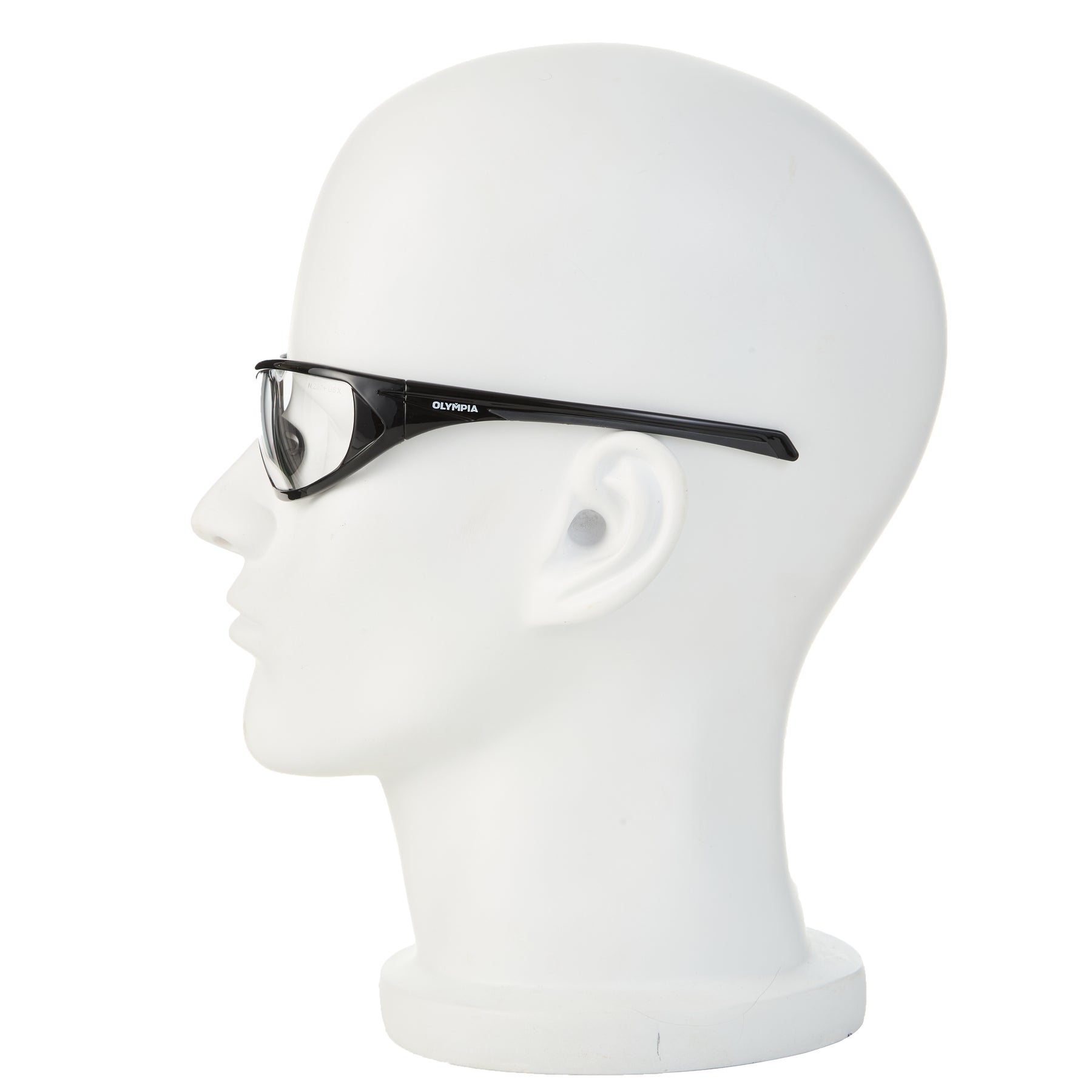 Full Frame Safety Glasses, Anti-Scratch, Anti-Fog, Black