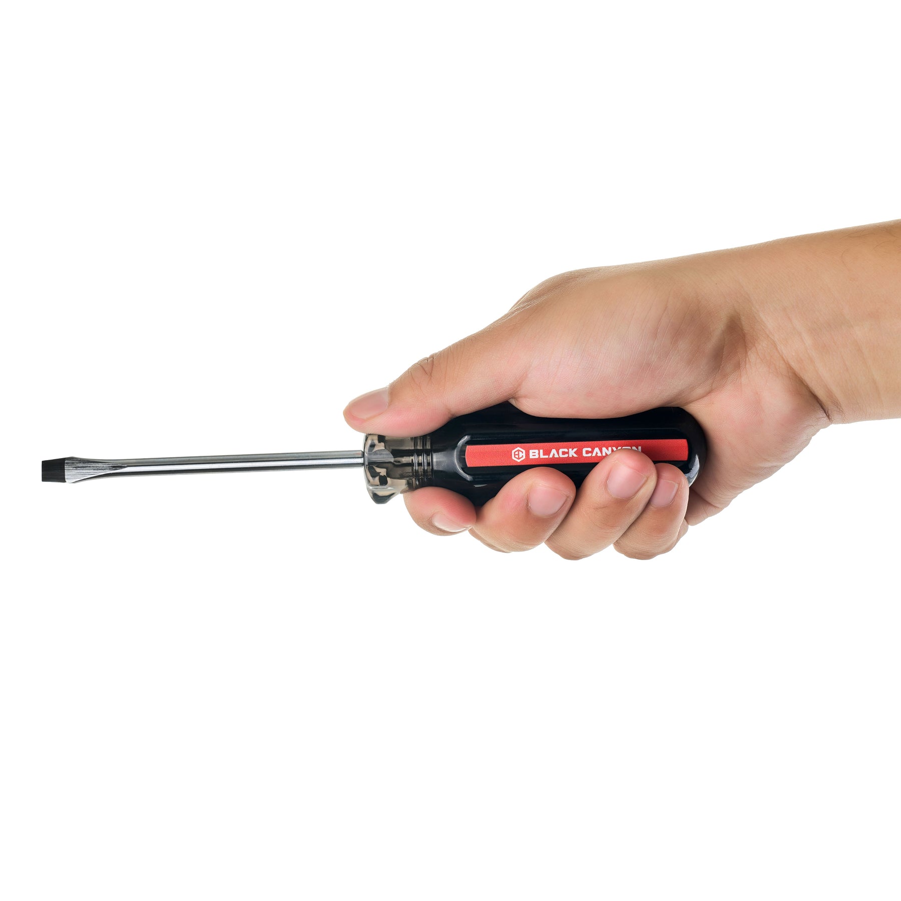 Magnetic Slotted Screwdriver 1/4 – Standard Grip Acetate Handle, 4 in Shank, 8 in Overall