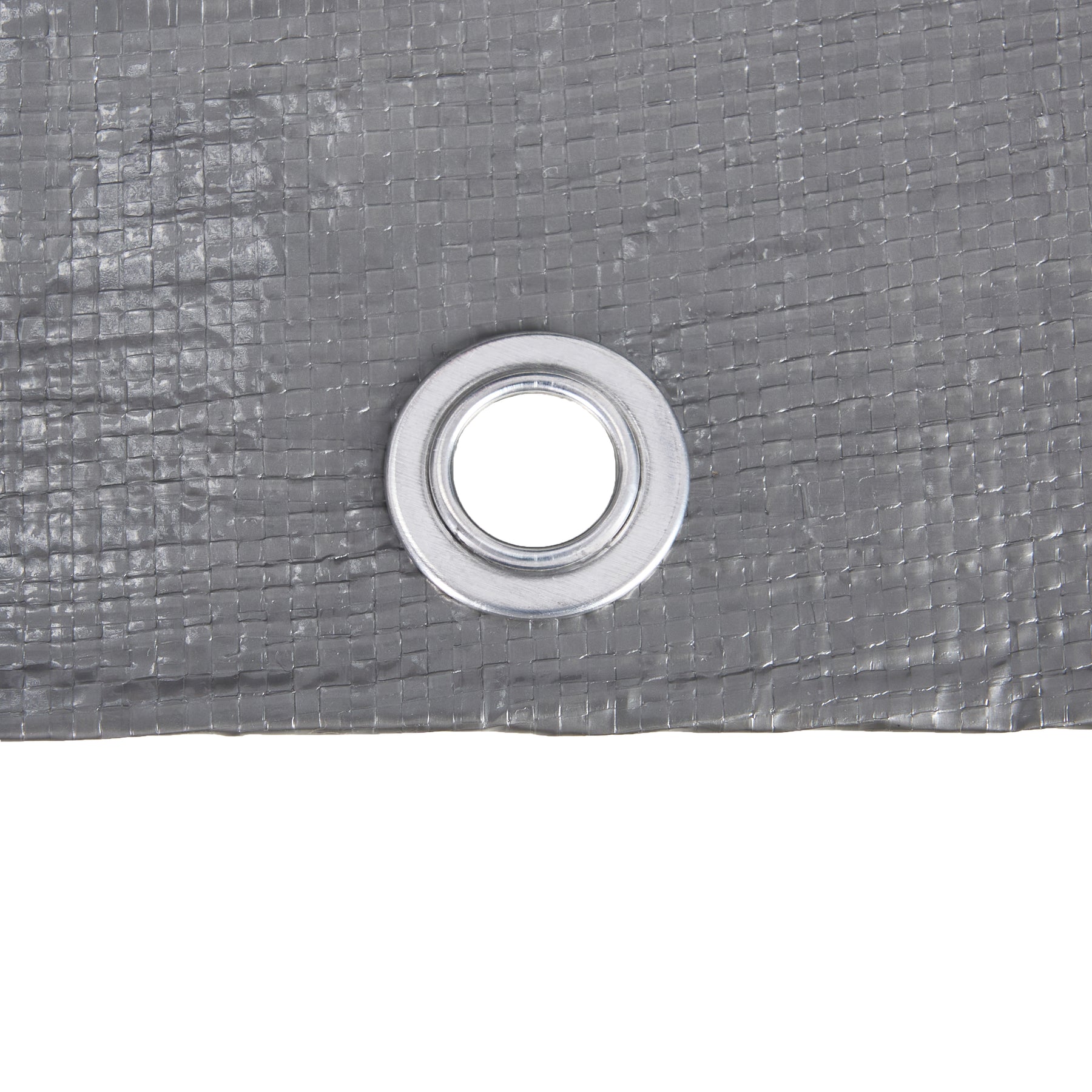 8'×10' Water Resistant Polyethylene Tarp, Silver/Black, 10.5 mil
