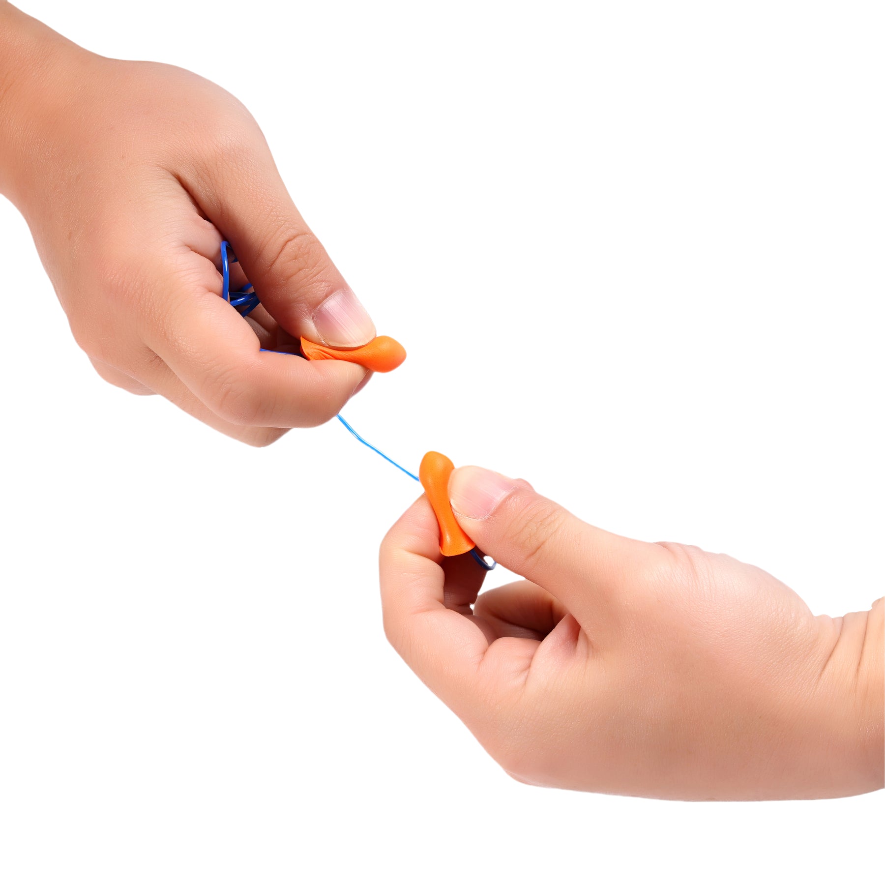 Bell-Shaped Disposable Foam Earplugs, Orange, Corded, Box of 200