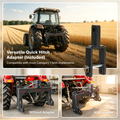 3 Point Quick Hitch, Heavy-Duty Tractor Quick Hitch Adapter, Three-Point Hitch Receiver for Farm Tractor Implements, Tractor Accessories for Agricultural Equipment, Farming Tools