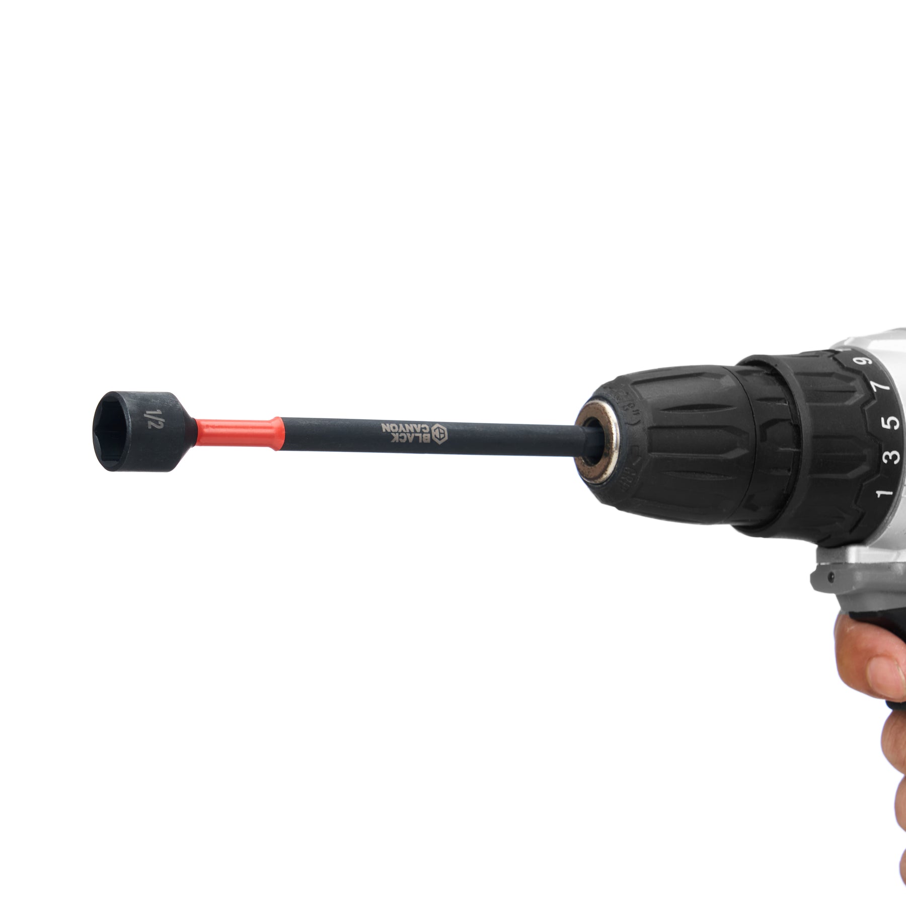 1/2" Impact Nut Driver, Magnetic Tip, 6" Length, 1 pc
