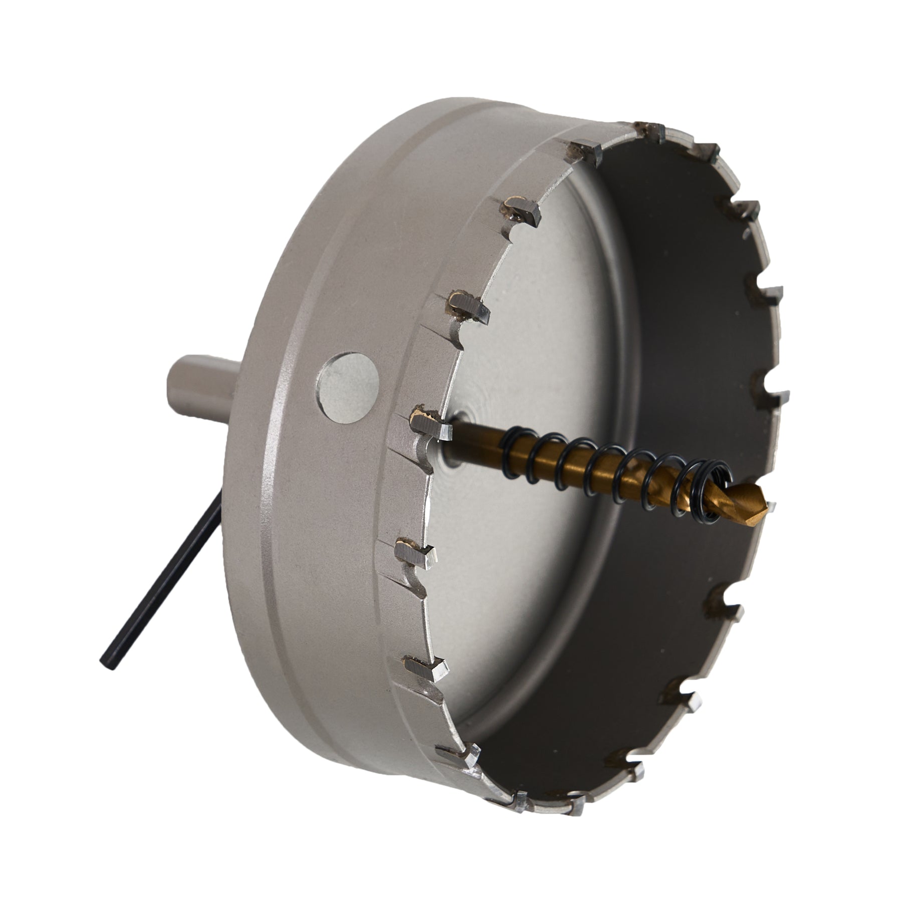 4" Carbide Hole Saw, 3-Flat Shank, 1 pc
