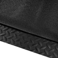 Diamond Plate Anti-Fatigue Mat, 12 x 3 ft, 15/16" Thick, Safety Border
