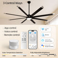 95" Ceiling Fan with Light