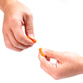 Bullet-Shaped Disposable Foam Earplugs, Orange, Uncorded, Bag of 500