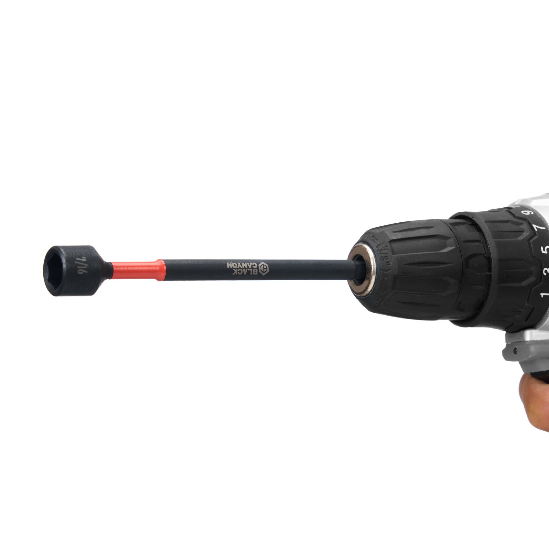 7/16" Impact Nut Driver, Magnetic Tip, 6" Length, 1 pc