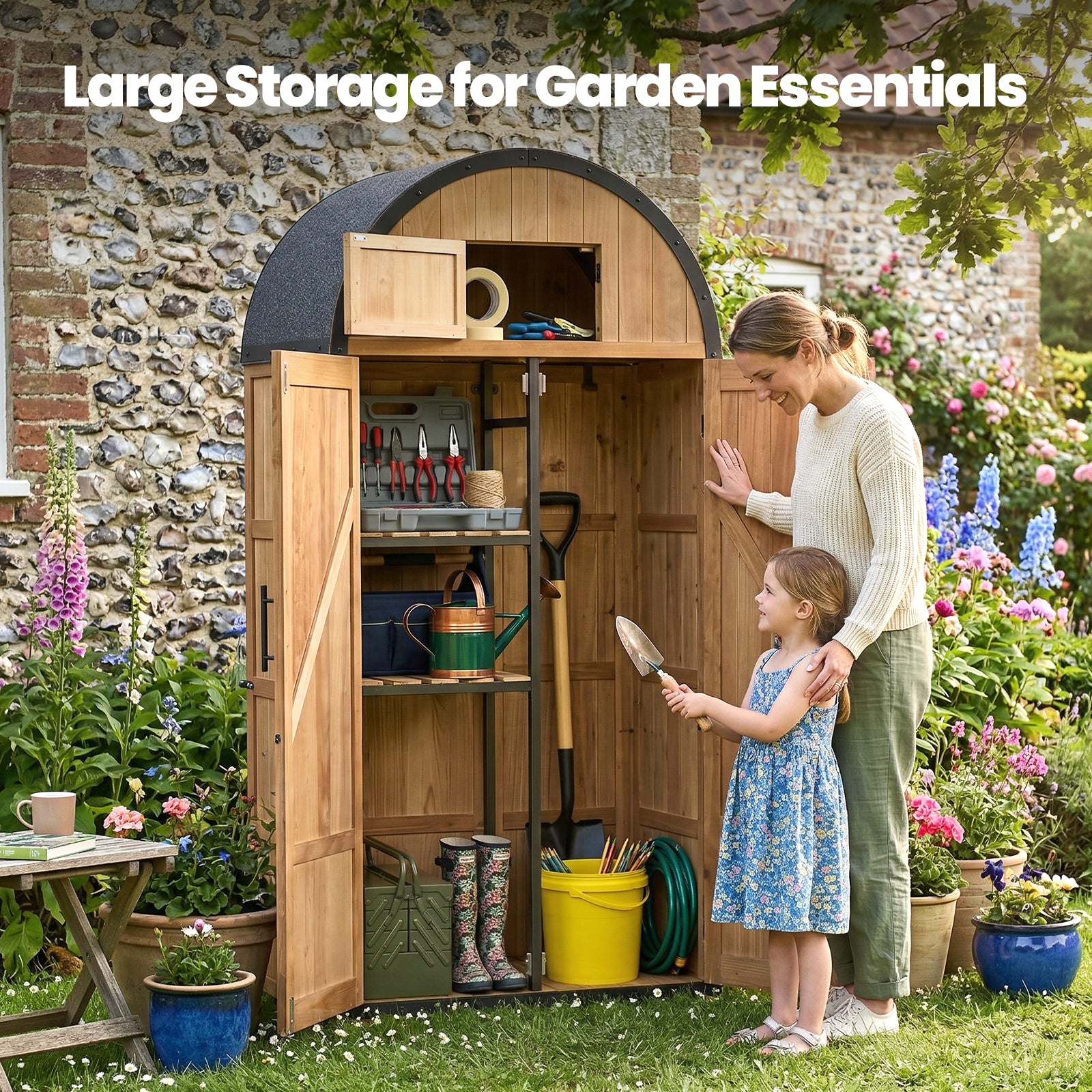 Outdoor Wooden Cabinet