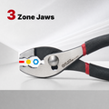 Slip-Joint Pliers w/ Wire Cutter, 6" Length, Comfort Grip