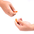 Bell-Shaped Disposable Foam Earplugs, Orange, Uncorded, Box of 200