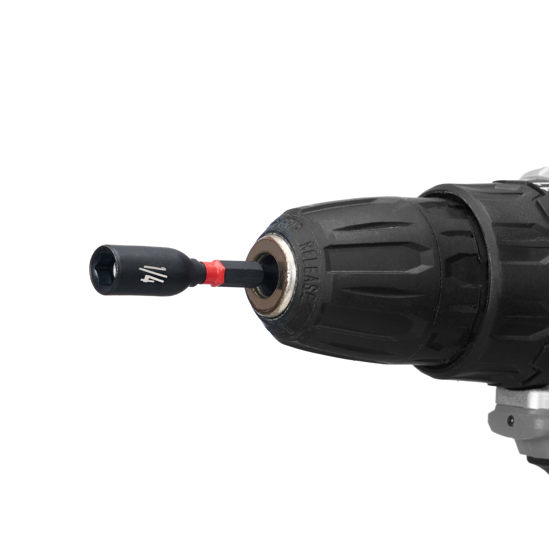 1/4" Impact Nut Driver, Magnetic Tip, 1-7/8" Length, 1 pc