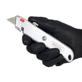 Retractable Utility Knife, Silver