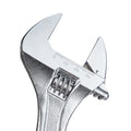 12 in Adjustable Wrench, 1-5/8 in Jaw Capacity, Chrome Finish