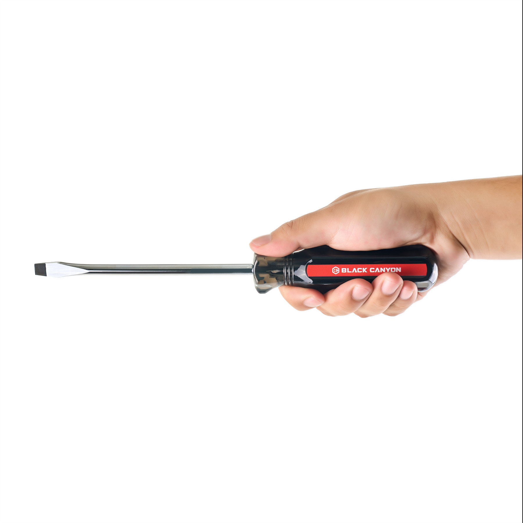 Slotted Screwdriver, 5/16-inch Tip, 6-inch Shank, Hard Handle