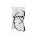 Half-Frame Safety Glasses, I/O Light Smoke, Anti-Scratch, Anti-Fog, Black