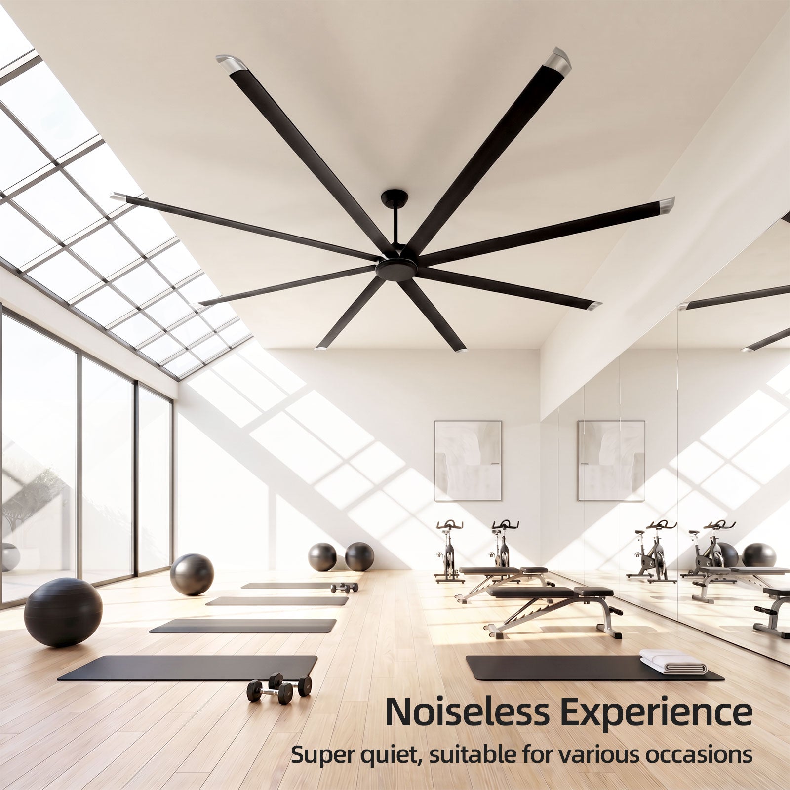 120" Ceiling Fan without Light