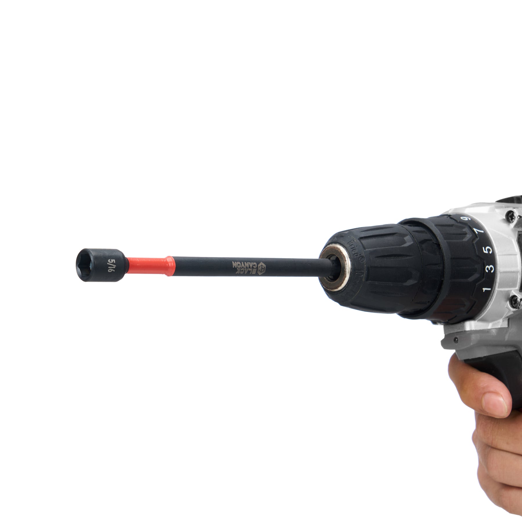 5/16" Impact Nut Driver, Magnetic Tip, 6" Length, 1 pc