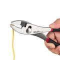 8 in Slip-Joint Pliers w/ Wire Cutter, 3 Zone Jaw