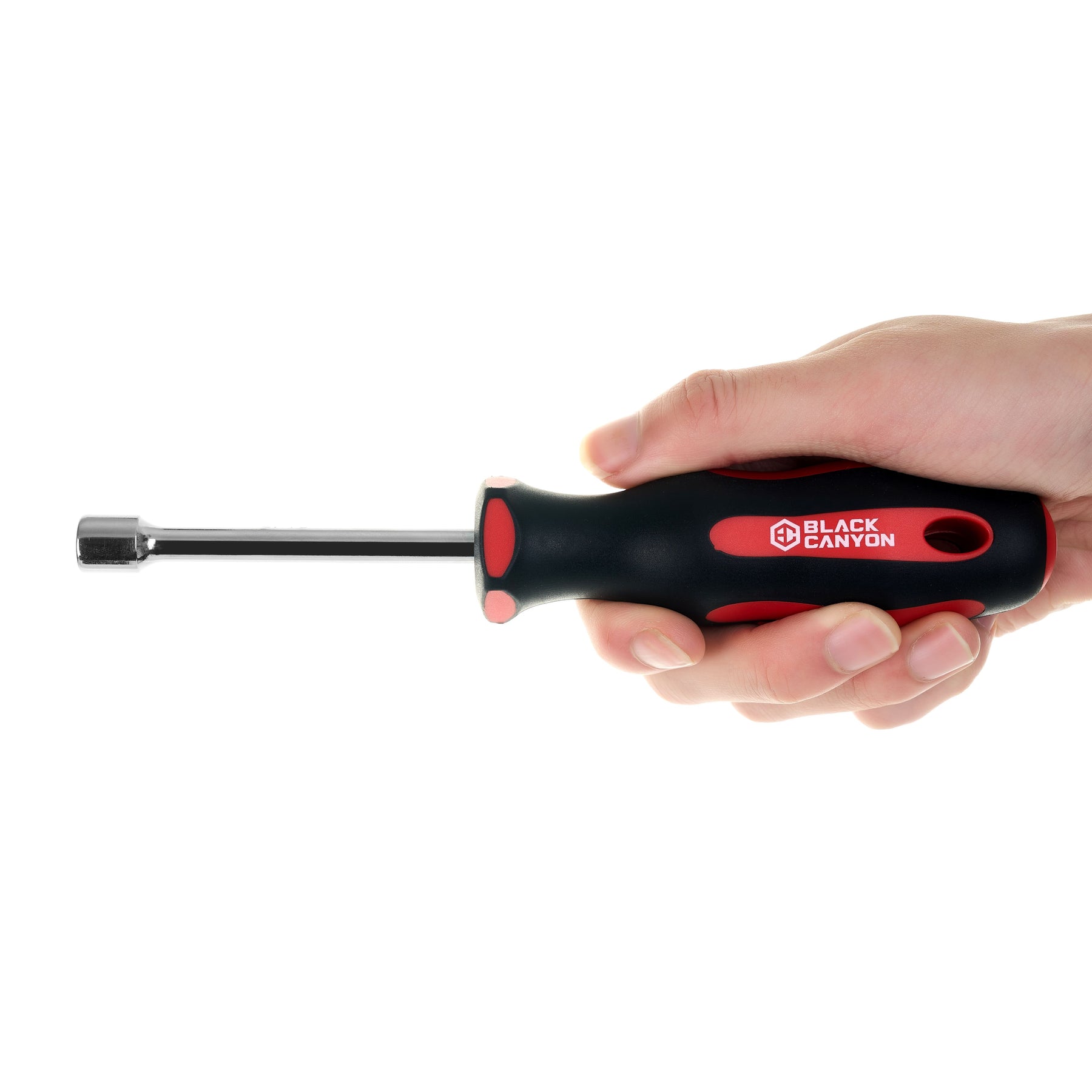Nut Driver Function Nut Driver, Ergonomic Handle, Hollow Shank, 5/16