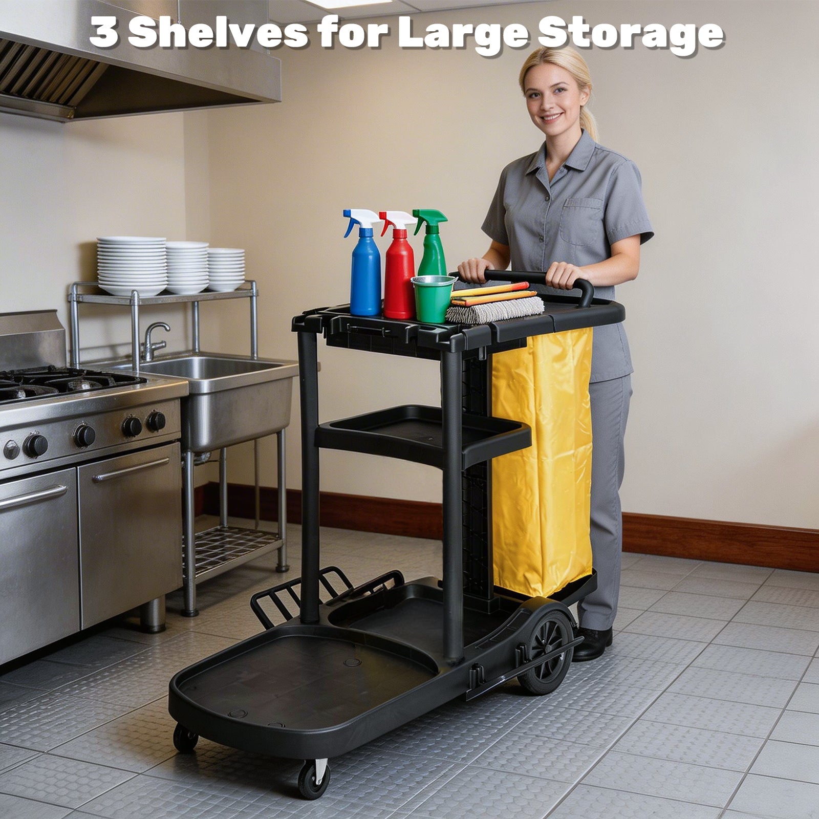 Multifuctional Cleaning Cart
