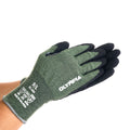 Cut-Resistant Gloves, 18ga, Sandy Nitrile Coated, L/9, Cut Level A4, Abrasion Level 5, 12 Pairs