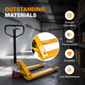 Standard Manual Pallet Jack, 48" x 27", 5500lb Capacity, Yellow