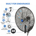 30" Blade Dia, 8200/6600/6400 cfm, 120V, 1/6 Motor HP