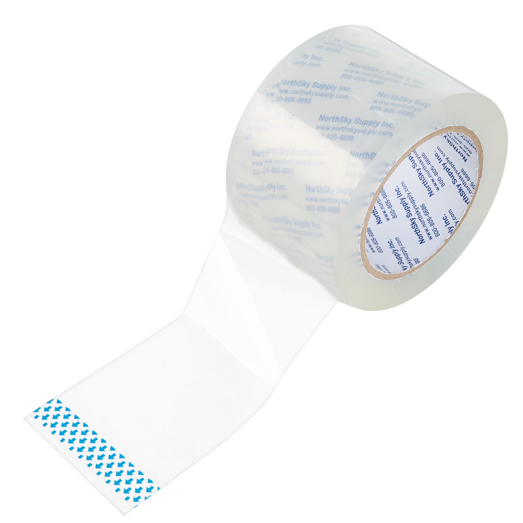 3 in Acrylic Packaging Tape, Clear, 2 mil, 110 yd Roll