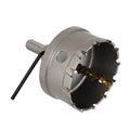 2-1/2" Carbide Hole Saw, 3-Flat Shank, 1 pc