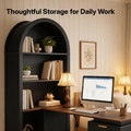 Desk with an Arched Frame, Black