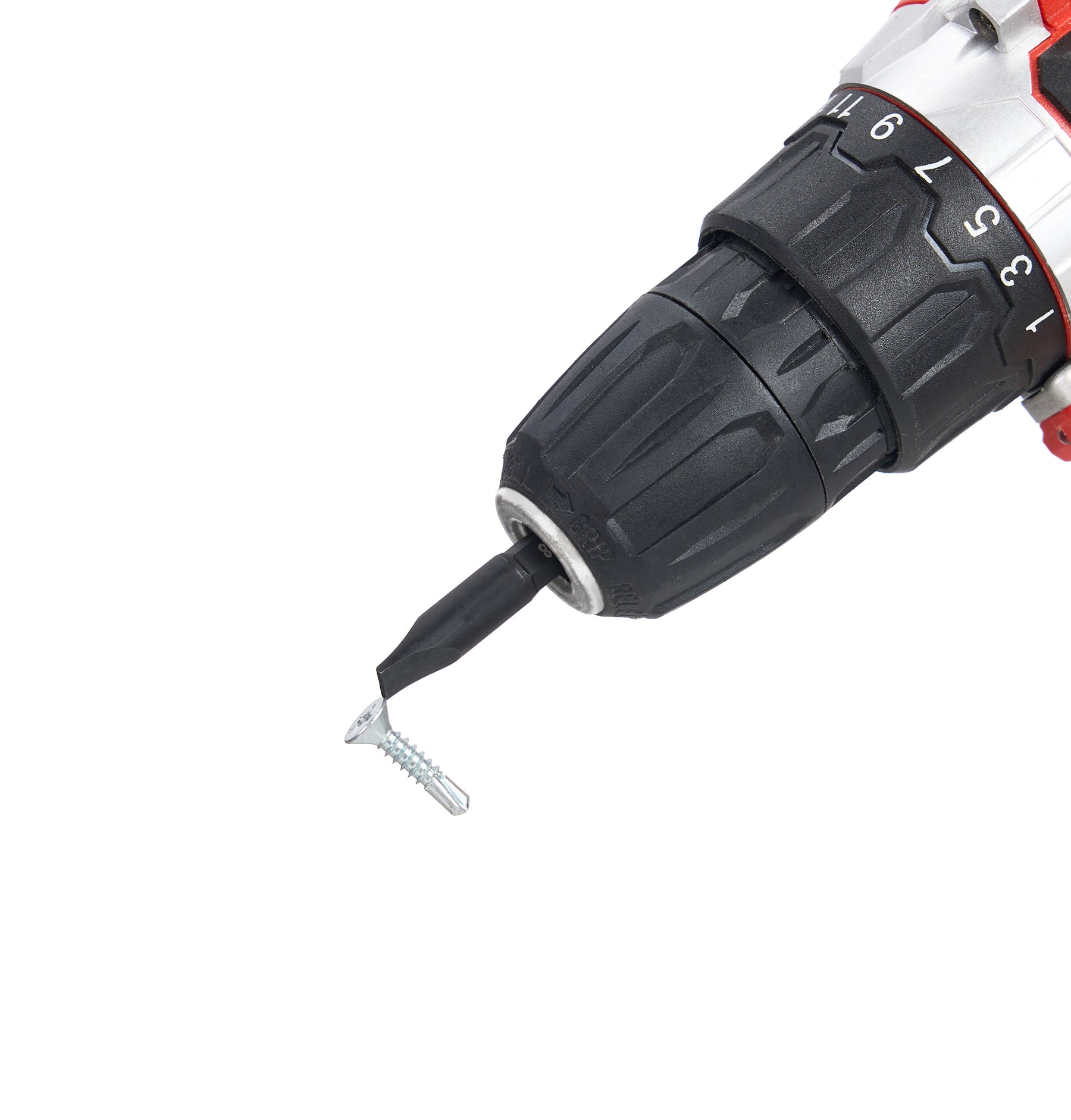 Impact Screwdriver Bits, Slotted SL8, 15-pack