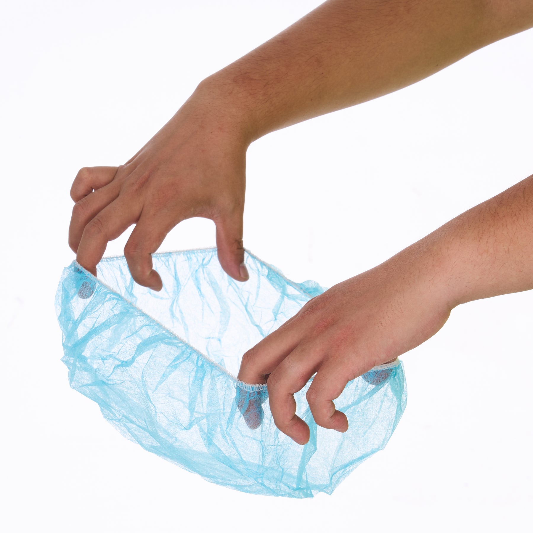 Disposable Bouffant Cap, Blue, 100 count