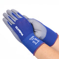 Polyurethane Dipped Knit Gloves, XXL/11, Smooth, Blue/Gray, 12 Pairs