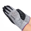 Nitrile Dipped Knit Gloves, XXL/11, Foam, Gray/Black, 12 Pairs