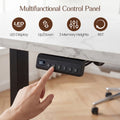 Height-adjustable Desk, Natural Wood Color