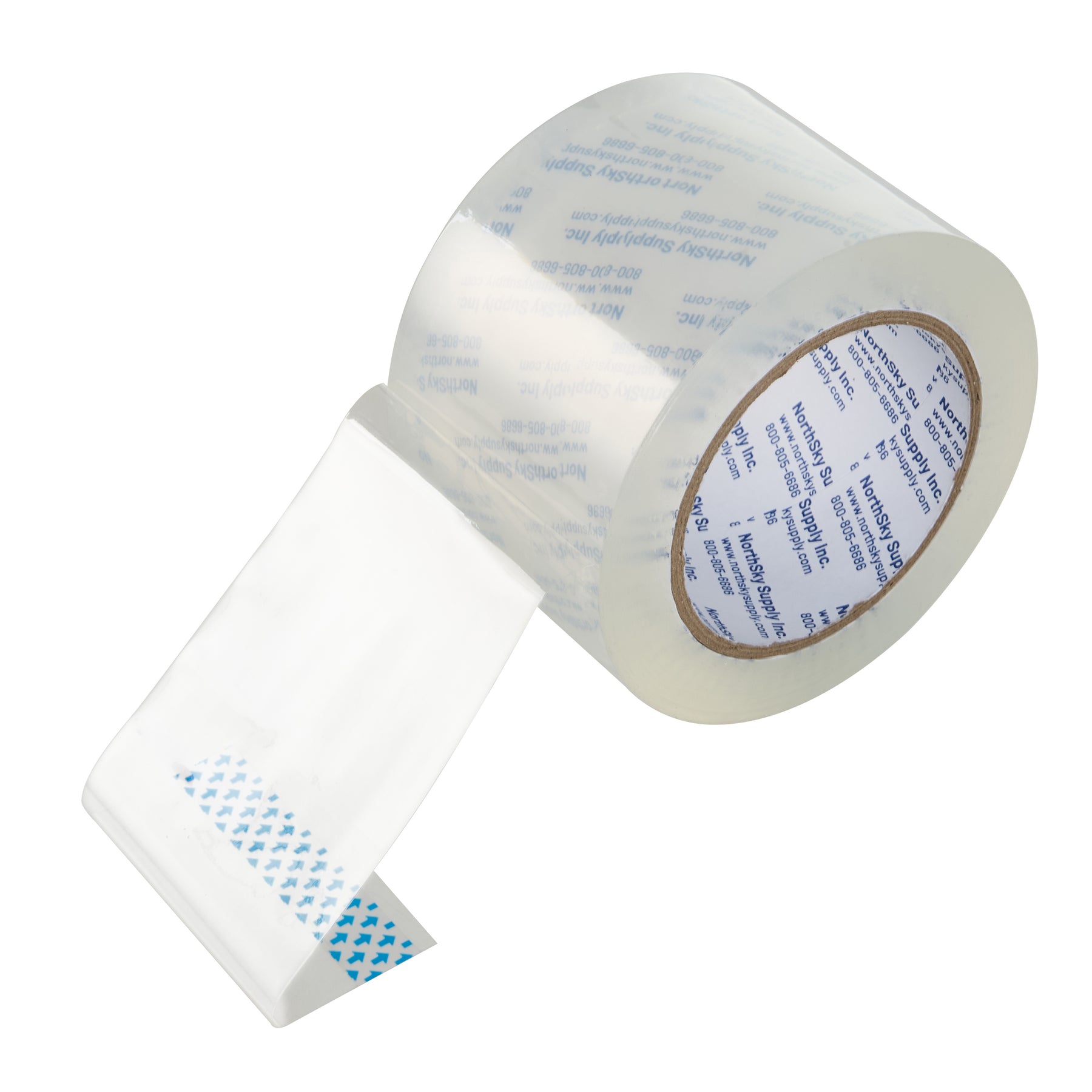 3 in Acrylic Packaging Tape, Clear, 2 mil, 110 yd Roll