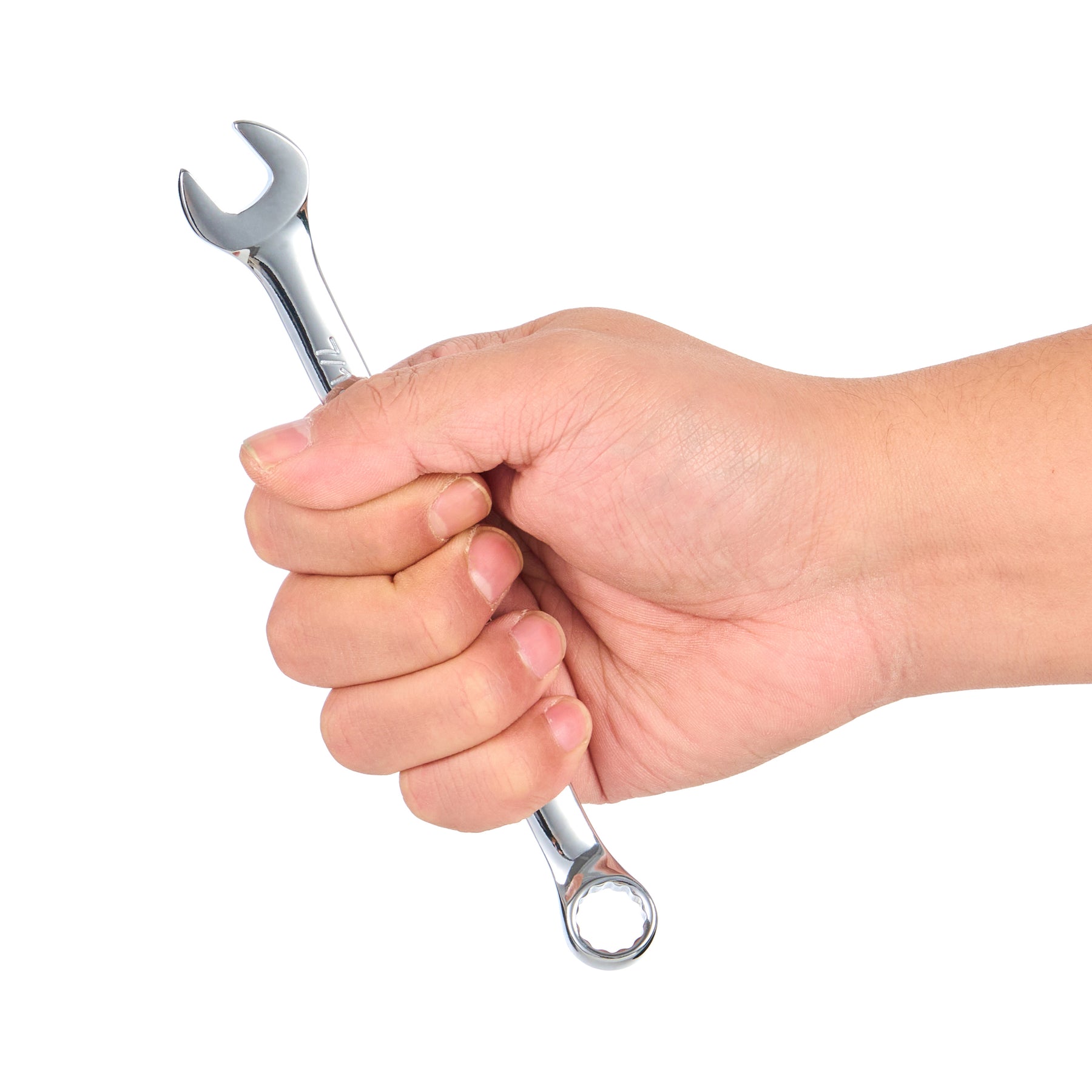 7/16" Combination Wrench, 12-Point Box End & Hex Opening