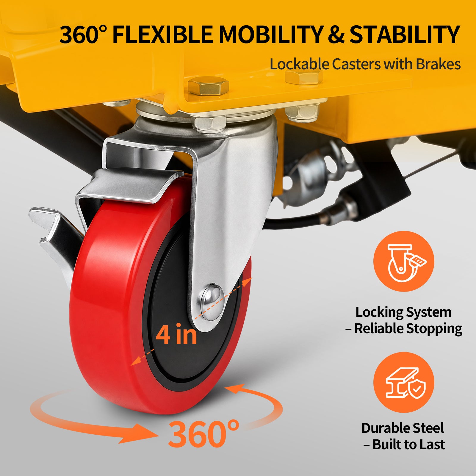 Hydraulic Lift Table Cart