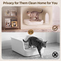 NORTHSKY Cat Litter Box Enclosure with Storage, Fits Most Cat Litter Boxes