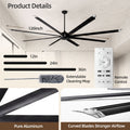 120" Ceiling Fan without Light