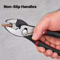 Slip-Joint Pliers w/ Wire Cutter, 6" Length, Comfort Grip
