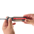 Magnetic Slotted Screwdriver 3/8 – Standard Grip Acetate Handle, 8 in Shank, 12-3/4 in Overall