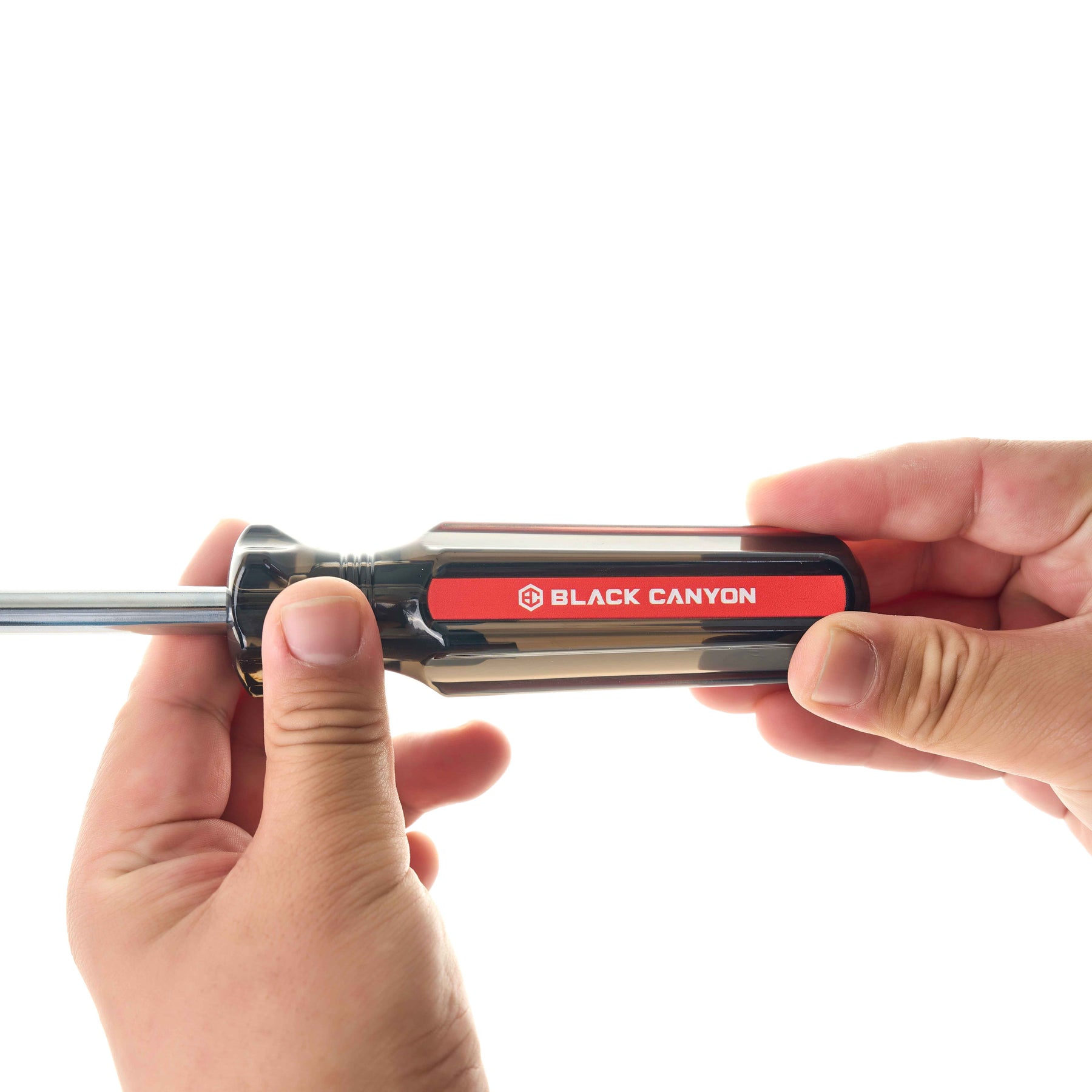 Magnetic Slotted Screwdriver 3/8 – Standard Grip Acetate Handle, 8 in Shank, 12-3/4 in Overall