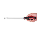 Magnetic Slotted Screwdriver 3/8 – Soft Grip Ergonomic Handle, 8 in Shank, 12-3/4 in Overall