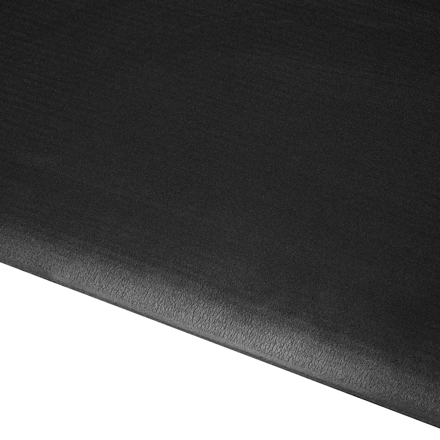 Ribbed Anti-Fatigue Mat, 12 x 3 ft, 5/8" Thick, Black